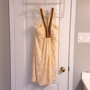 Halter sequined mini dress with bubble hem